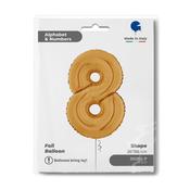 Number 8 Gold 26"