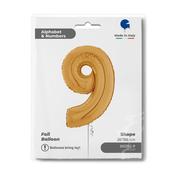 Number 9 Gold 26" image