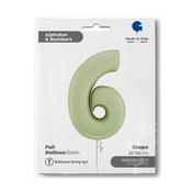 Number 6 Satin Olive Green 26" image