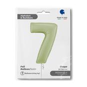 Number 7 Satin Olive Green 26" image