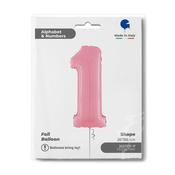 Number 1 Pastel Pink 26" image