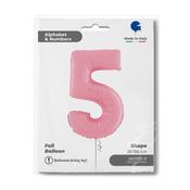 Number 5 Pastel Pink 26" image