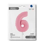 Number 6 Pastel Pink 26" image