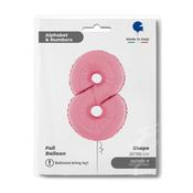 Number 8 Pastel Pink 26" image