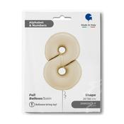 Number 8 Satin Cream 26" image