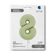 Number 8 Satin Olive Green 26" image