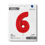Number 6 Red 26" image