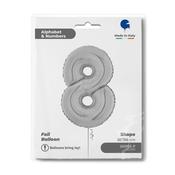 Number 8 Silver 26" image