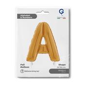 Letter A gold 26" (W) image