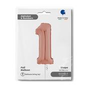 Number 1 Rose Gold 26" image