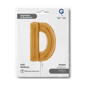 Letter D gold 26" (W) image