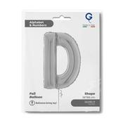 Letter D silver 26" (W)