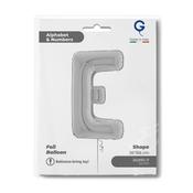 Letter E silver 26" (W)