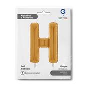 Letter H gold 26" (W) image