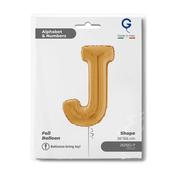 Letter J gold 26" (W) image