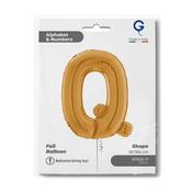 Letter Q gold 26" (W)