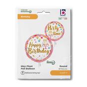 Satin Birthday Pink Party Single Pack image
