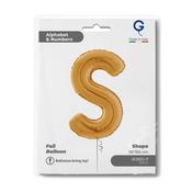 Letter S gold 26" (W)
