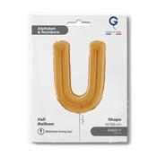 Letter U gold 26" (W)