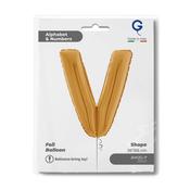 Letter V gold 26" (W)
