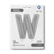 Letter W silver 26" (W) image