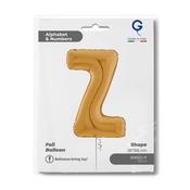 Letter Z gold 26" (W)