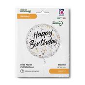 18" M Satin Birthday Streamers