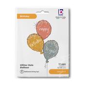 Rose Gold B-Day Balloons image