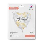 JUST MARRIED FILIGREE 18"M image
