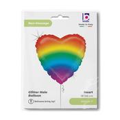 H18 Glitter Rainbow Heart image