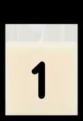 Letter candle - 1 image