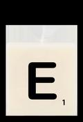 Letter candle - E image