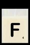 Letter candle - F image