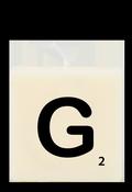 Letter candle - G image