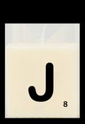 Letter candle - J image