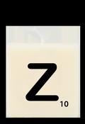 Letter candle - Z image