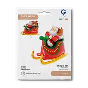 Santa in Sleigh 3D  39" SS image