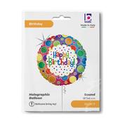R18 Rainbow Dots Birthday image