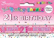 Banners - Age 21 Female