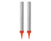 Party Fountains 12 cm/2 Pack, shiny silver