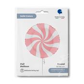 Round 18" Swirly White-Matte Pink image