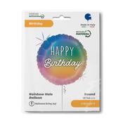 R18 Happy B-Day Colourful Rainbow image
