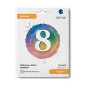 R18 Happy 8 Colourful Rainbow image