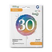Happy 30 Colourful Rainbow Single Pack image