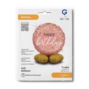 The Standups - 18" M Rose Gold Confetti B-Day image