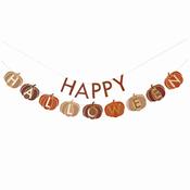 Pumpkin 'Happy Halloween' Card Banner x2 2m image