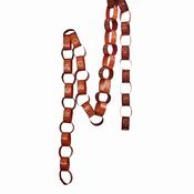 Pumpkin Paper Chains - Pack of 48 image