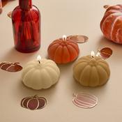 Pumpkin Candles - Pack of 3 image