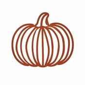 Pumpkin Felt Placemats - Pack of 4 image