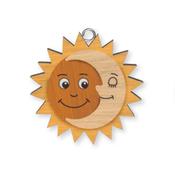 Sun and Moon Keyring image